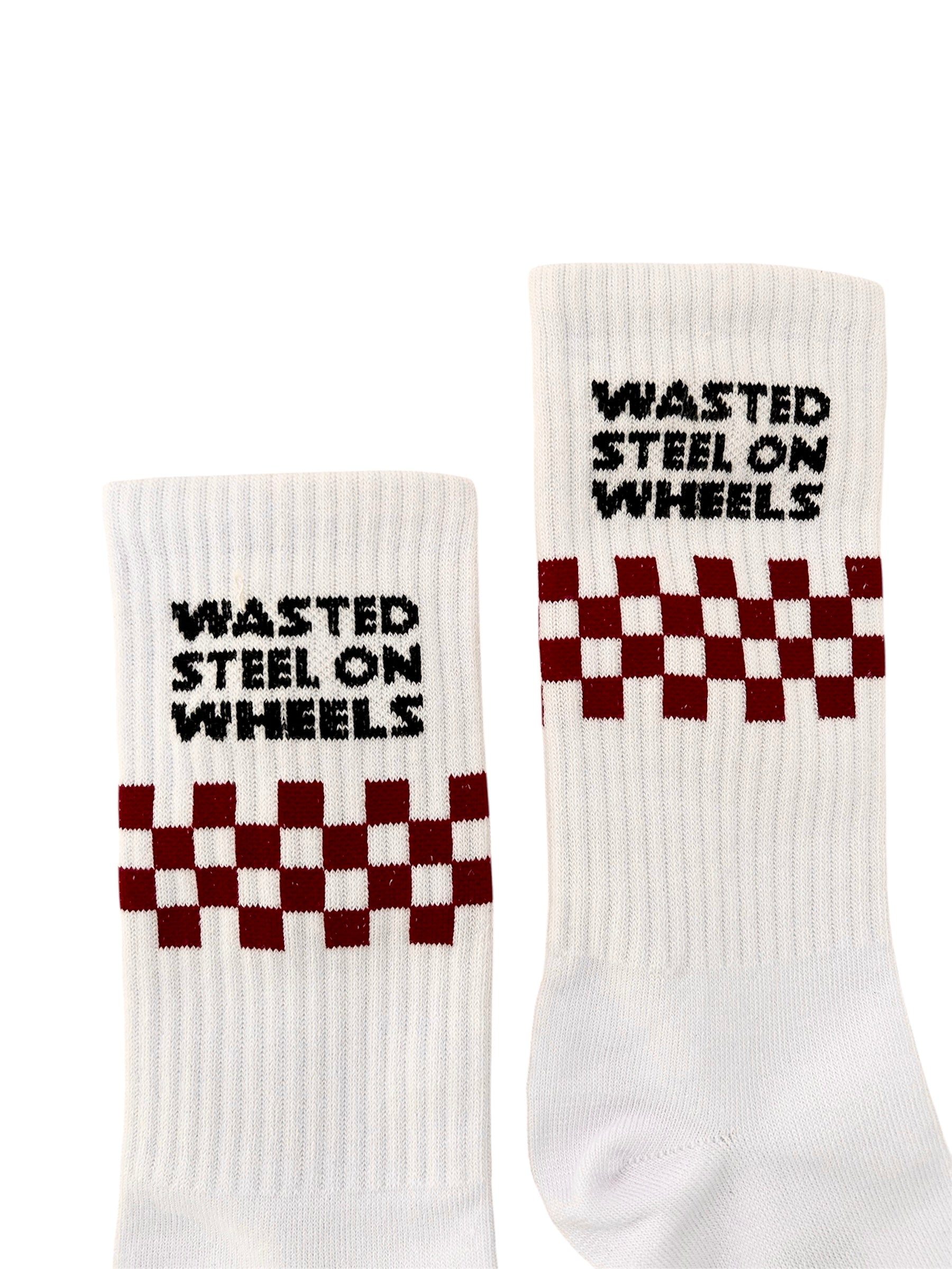 Wasted Steel On Wheels Socks