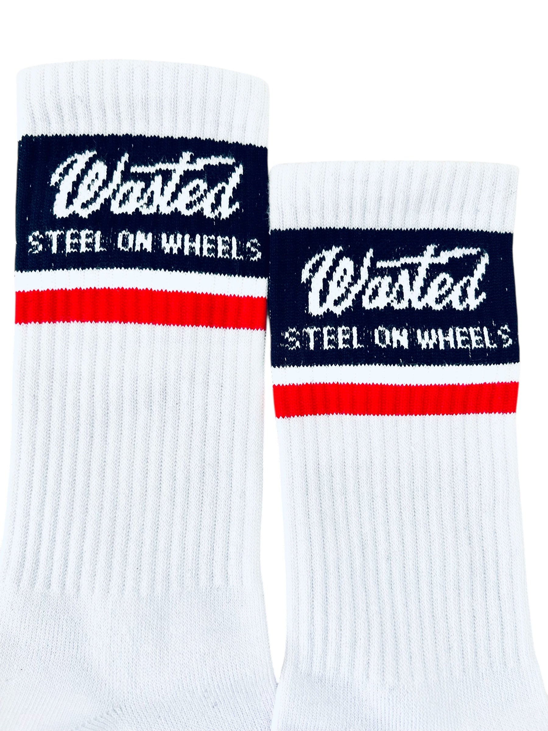 Wasted Steel On Wheels Socks