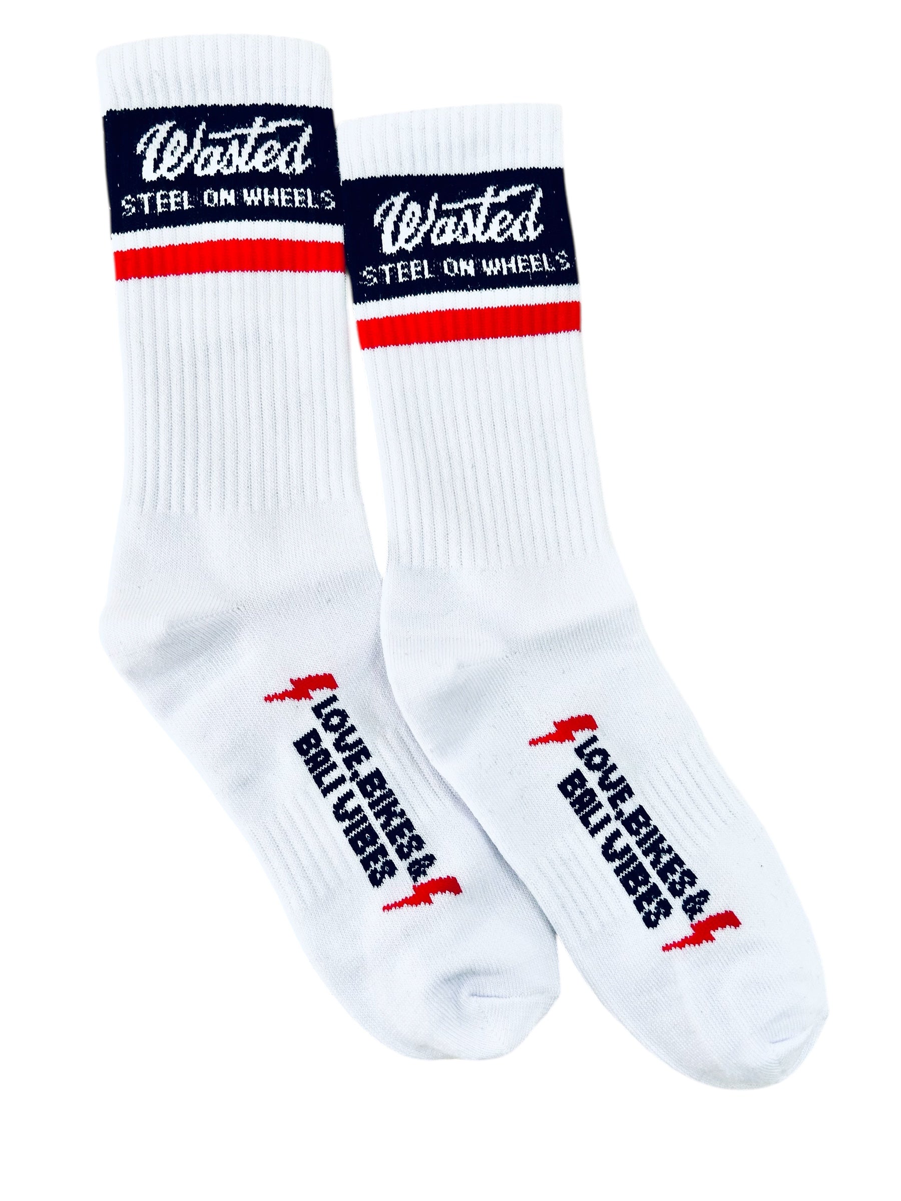 Wasted Steel On Wheels Socks